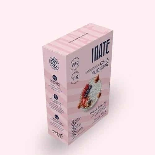 Embalagem oficial Inate Chia Pudding