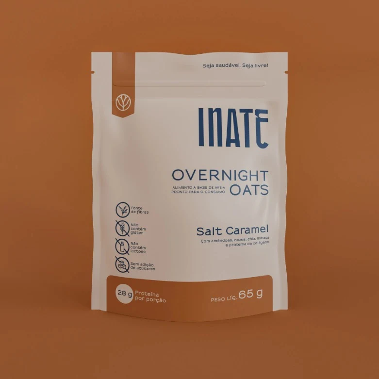 Embalagem oficial Inate Salt Caramel